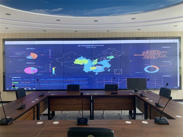 融媒體大數據平臺案例展示-55寸液晶拼接屏